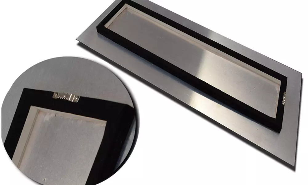 3D Gold Waves in Black Abstract Metal Wall Art 36x28 3 Panels - Second Medium