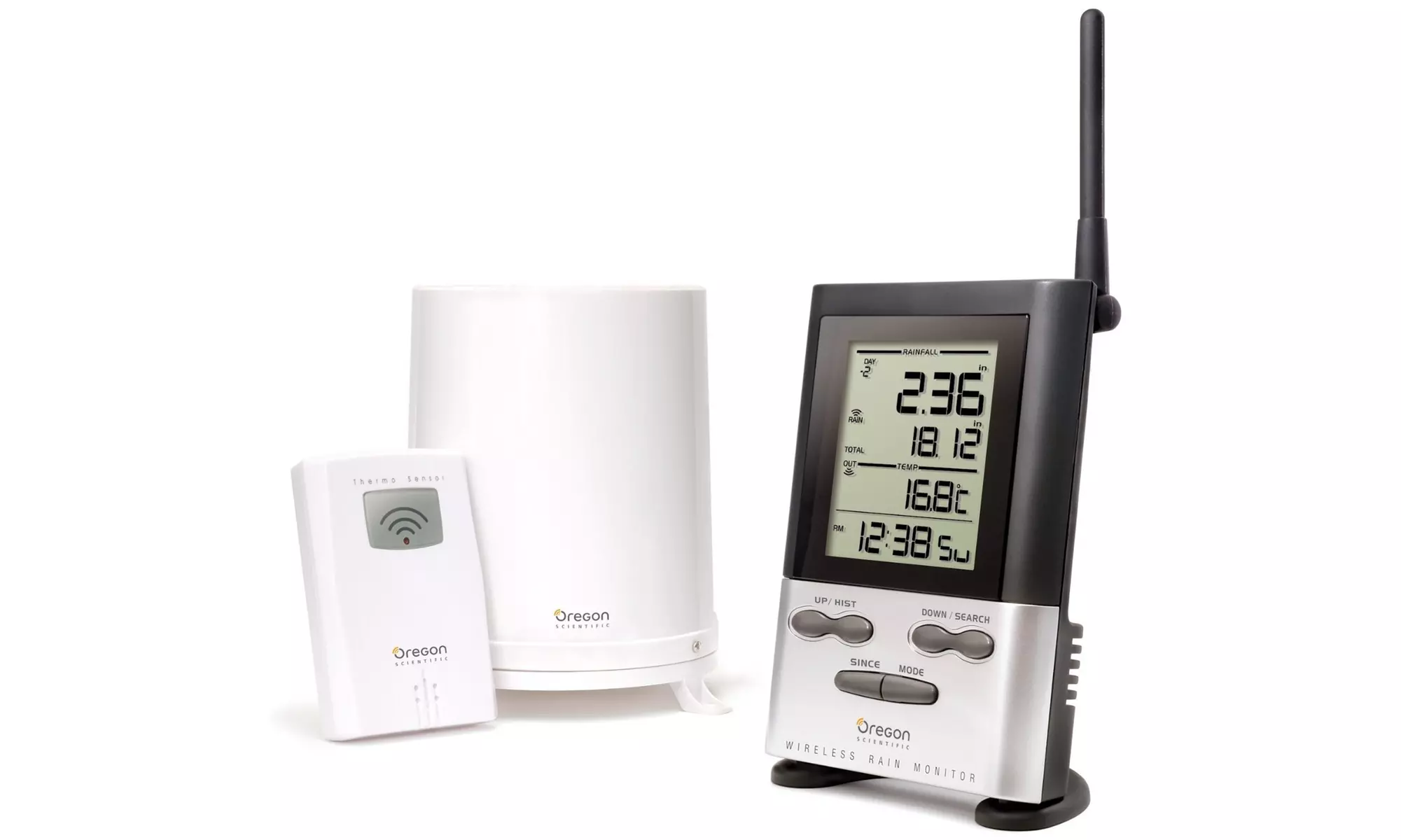Oregon Scientific RGR126N Wireless Rain Weather Station w/ Thermometer - Primary Image