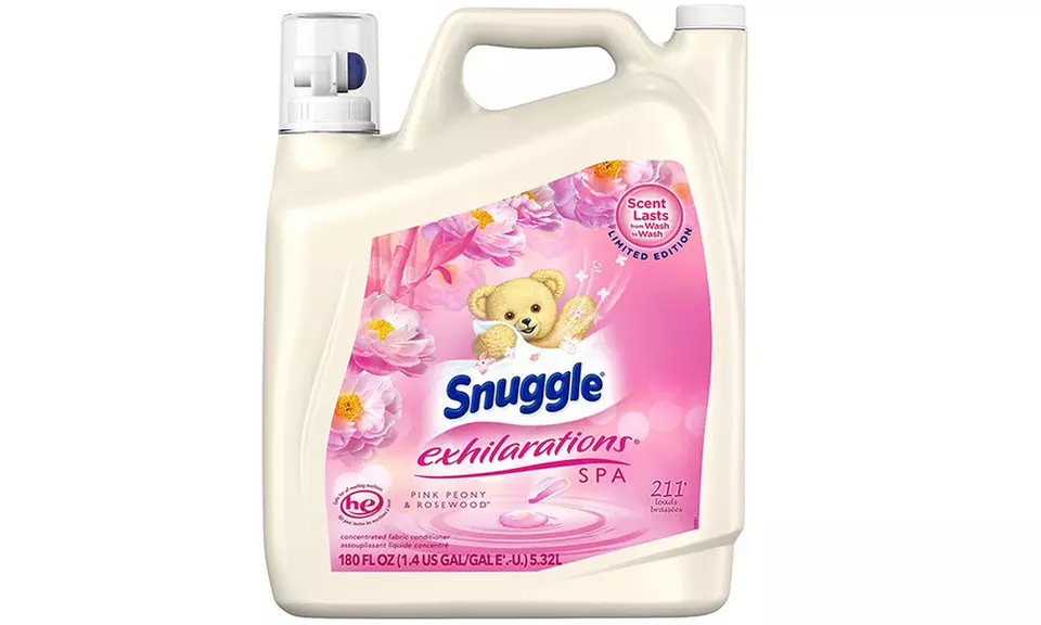 Snuggle Fabric Softener, Pink Peony (180 oz., 211 loads) - Primary Image