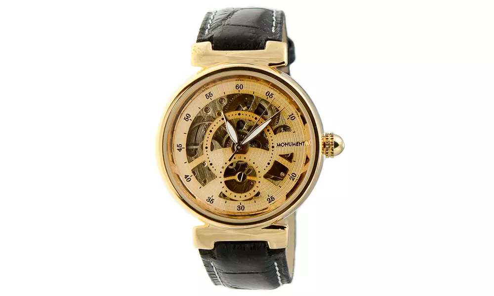 Monument Men's 'Skeleton Automatic' Alloy Watch, MMT4270 - Primary Image
