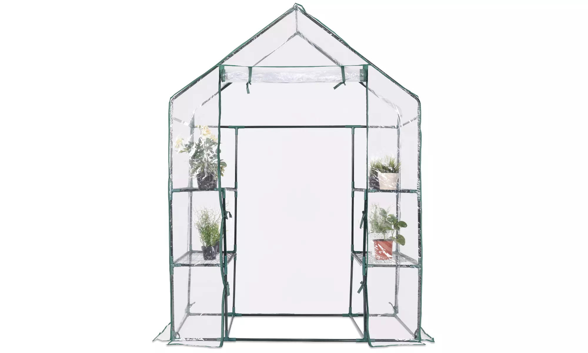 Costway Portable Mini Walk In Outdoor 3 Tier 6 Shelves Greenhouse - Primary Image