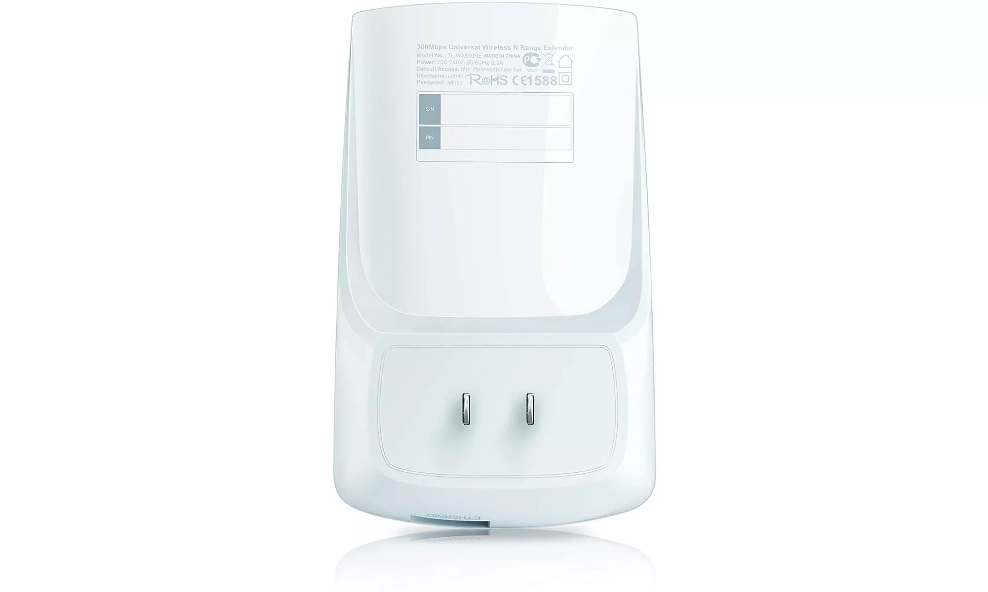 TP-Link N300 Wi-Fi Range Extender TL-WA850RE Certified Refurbished - Second Medium