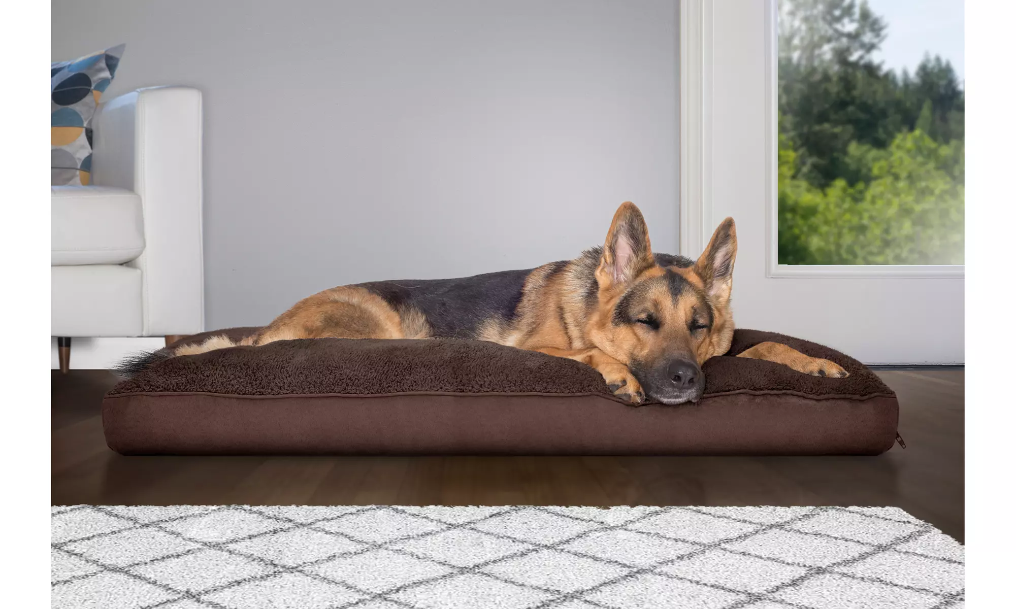 Fluffy Pillow Deluxe Mattress Dog Bed - Primary Image