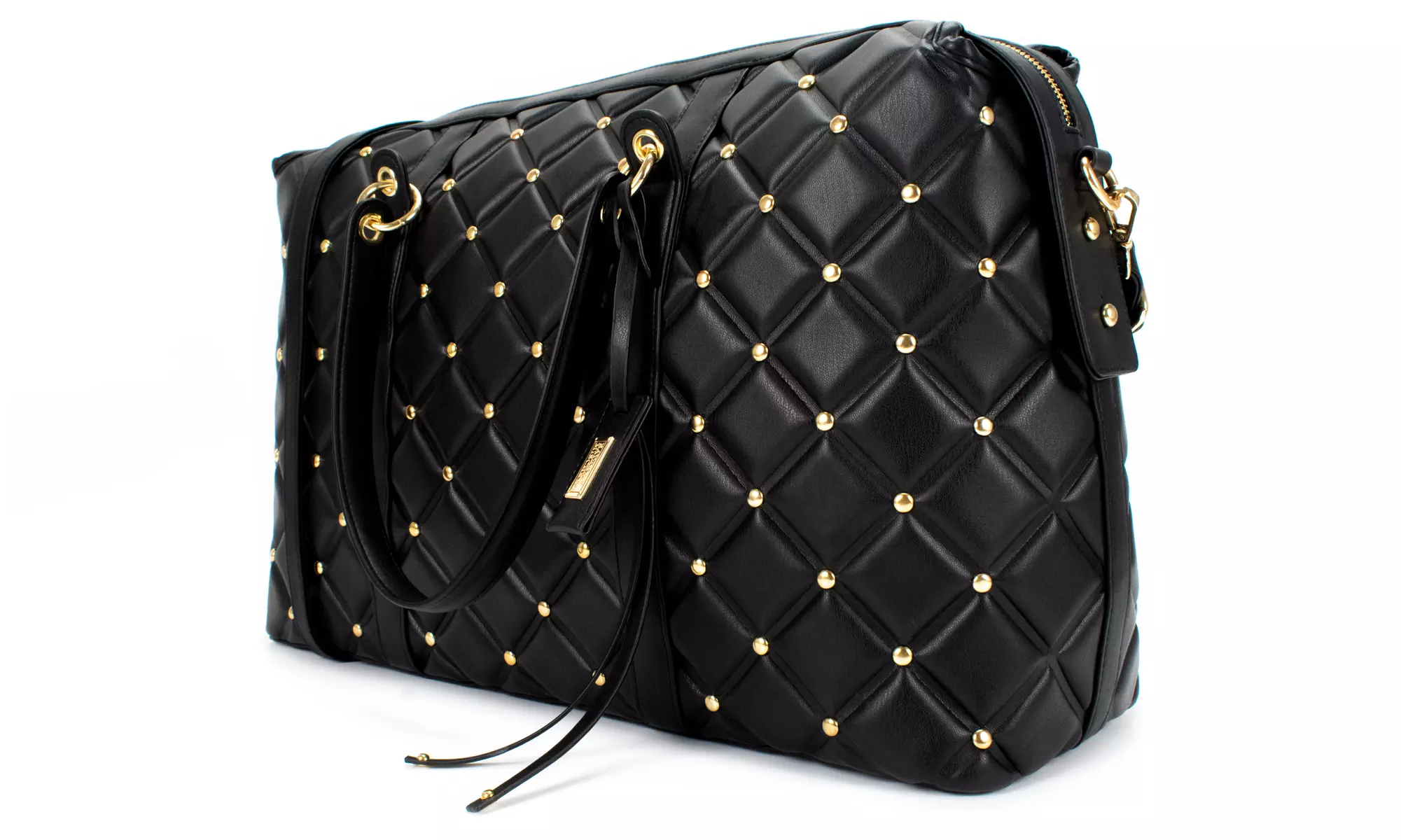 BADGLEY MISCHKA Quilted Travel Tote Weekender Bag