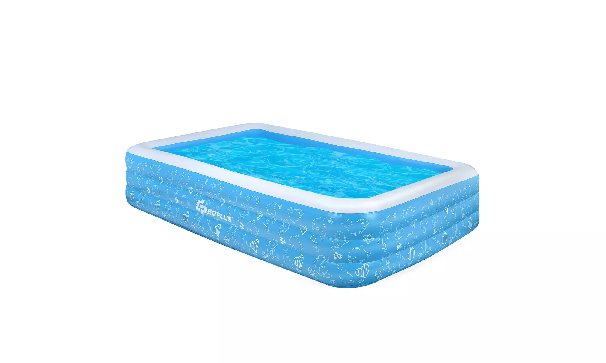 Costway Inflatable Swimming Pool 120'' x 72'' x 22'' Full-Sized Swimming Pool - Primary Image