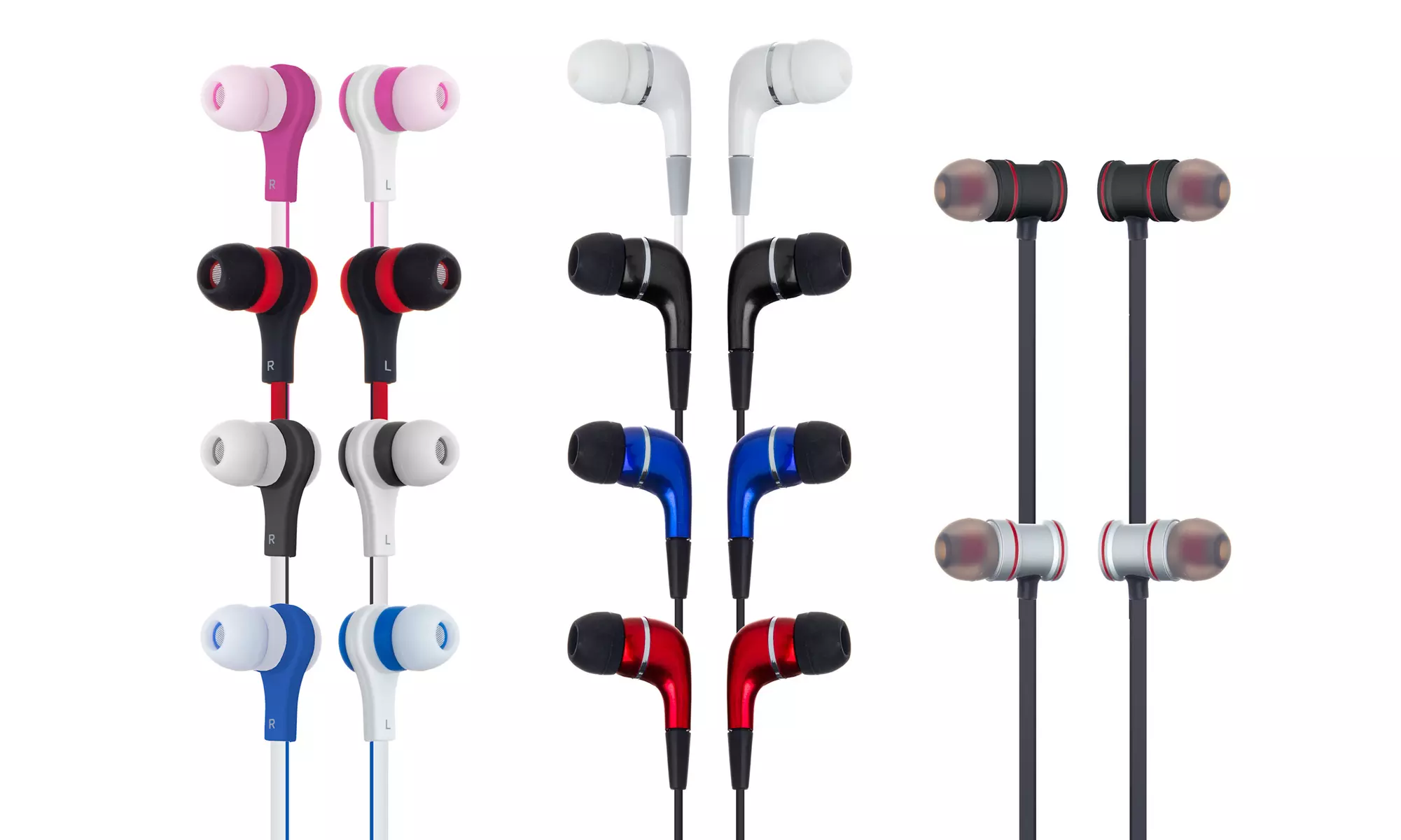 Argom Tech Ultimate Sound Ergonomically Designed Earbuds w/ Built-in Mic - Primary Image