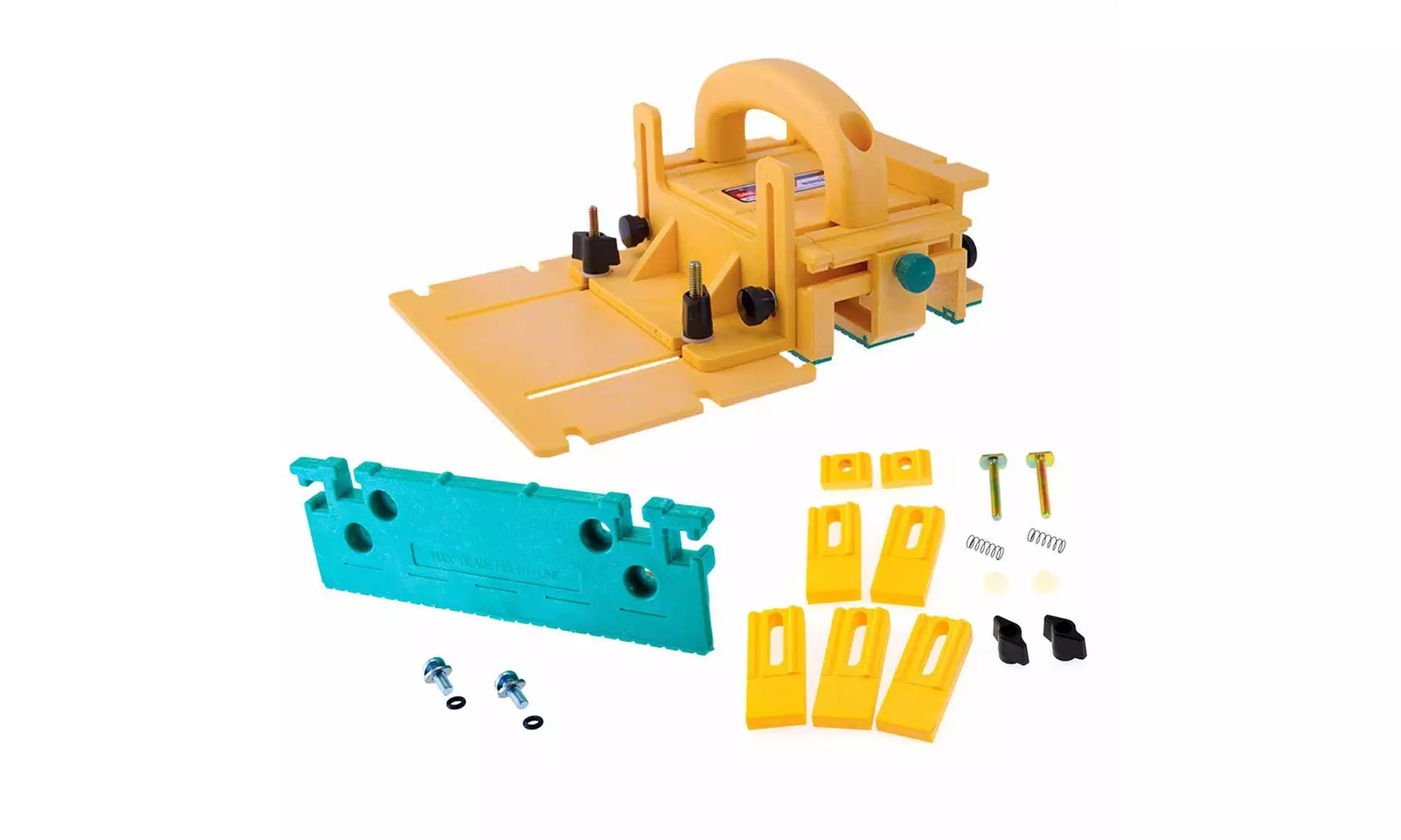 MicroJig GRR-Ripper GR-200 Advanced 3D Pushblock For Table Saw - Safety Push Block With Adjustable Spacer & Plate