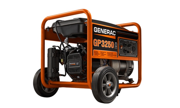 Generac 5982 - 3250 Watt Portable Generator, 49 State/CSA | Groupon