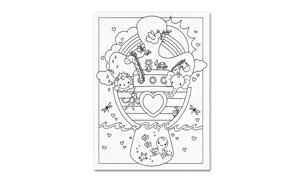 Jennifer Nilsson 'Noah's Ark' Canvas Art - Primary Image