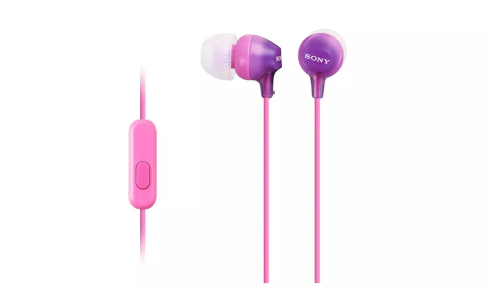 Sony  Portable AM/FM Radio with Fashion Color EX Series In-Ear Earbud Headphones - Image 3