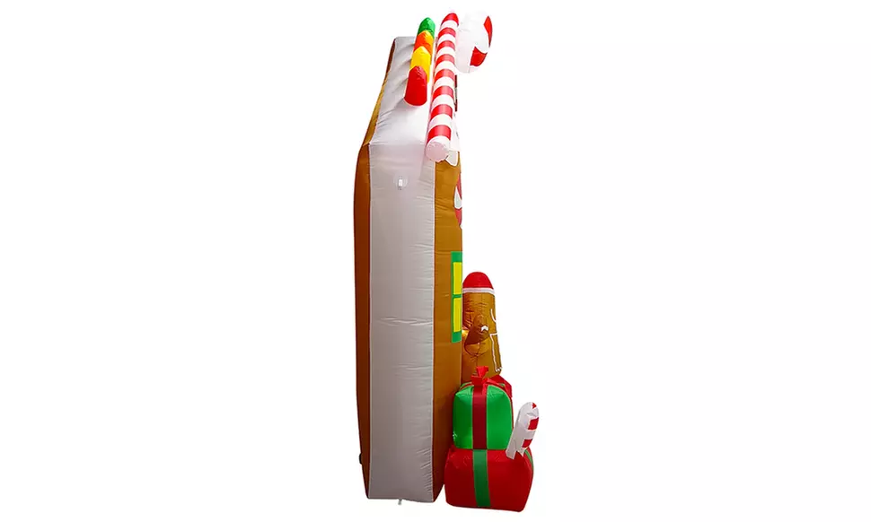 10ft Christmas LED Inflatable Gingerbread Archway - Second Medium