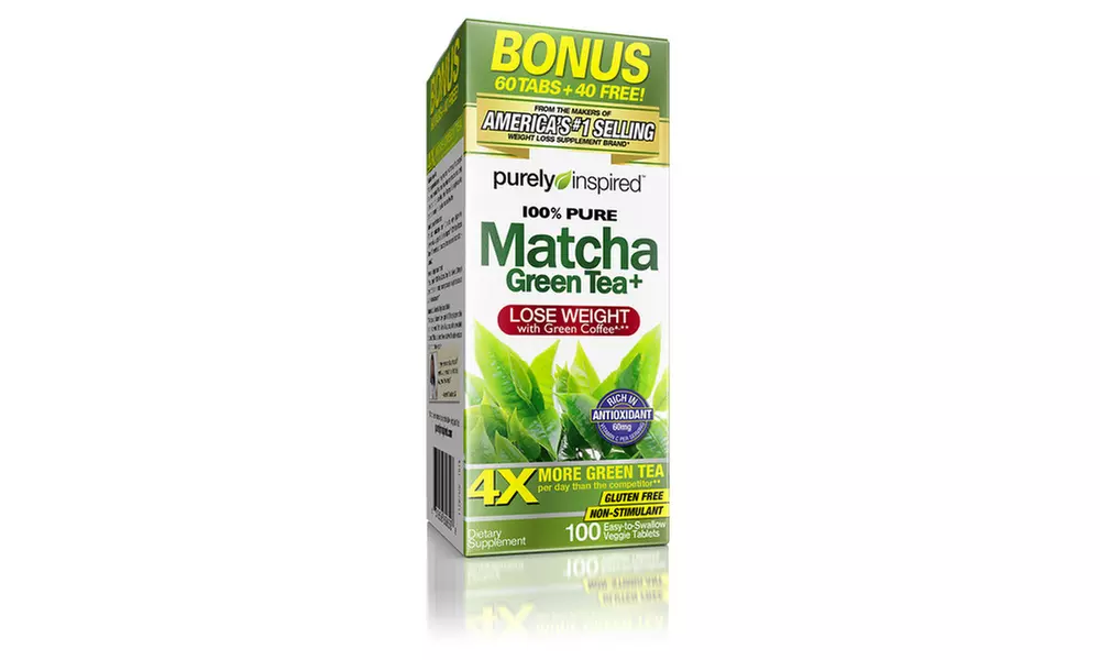 Purely Inspired 100% Pure Matcha Green Tea Weight-Loss Supplements (1-, 2-, or 3-Pack) - Primary Image