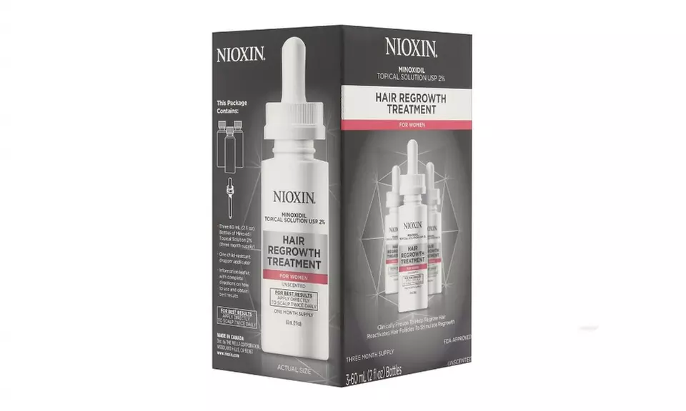 Nioxin Minoxidil Hair Regrowth Treatment Women, 6 oz.  - Primary Image