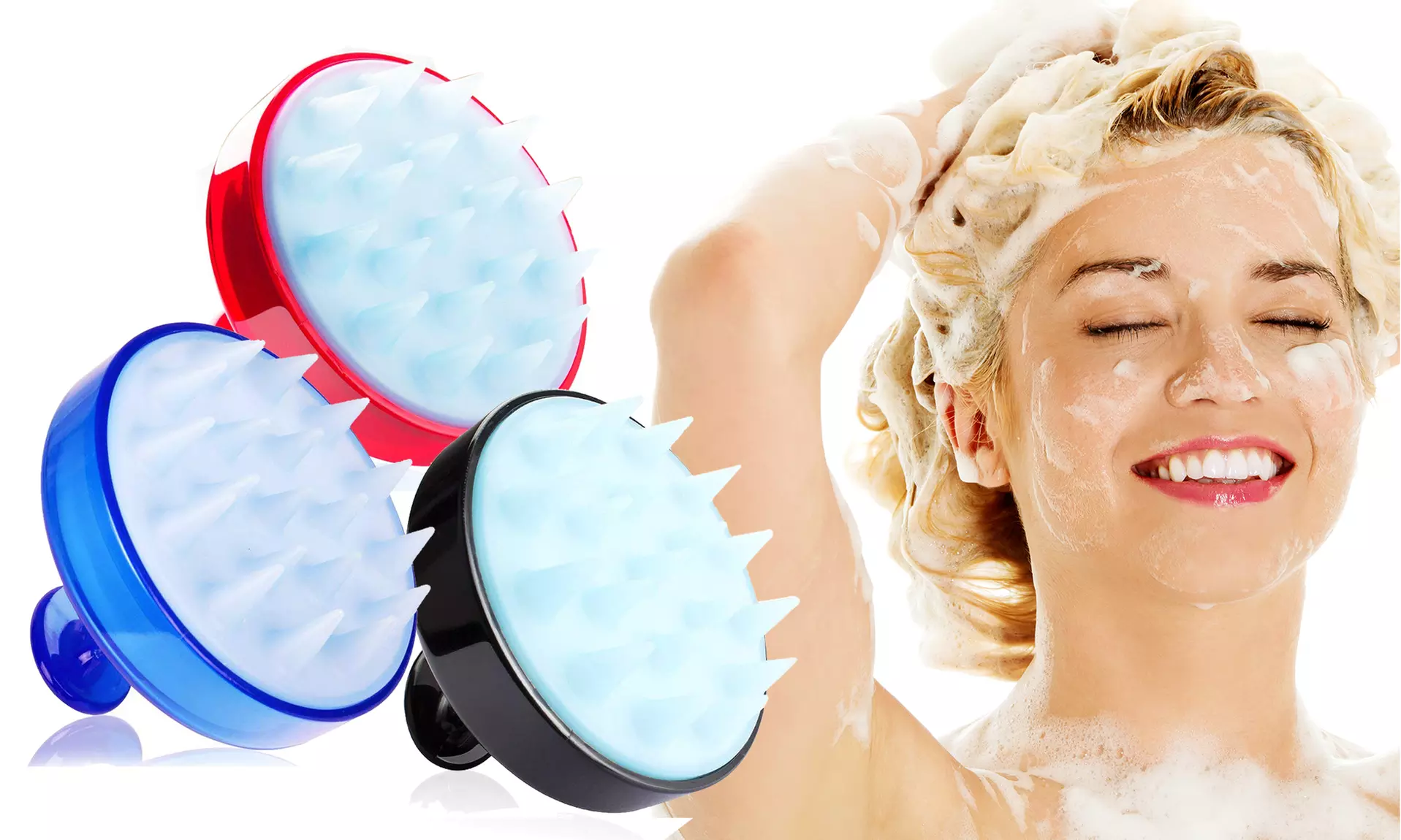 Calming and Soothing Hair Scalp Massager and Shampoo Brush