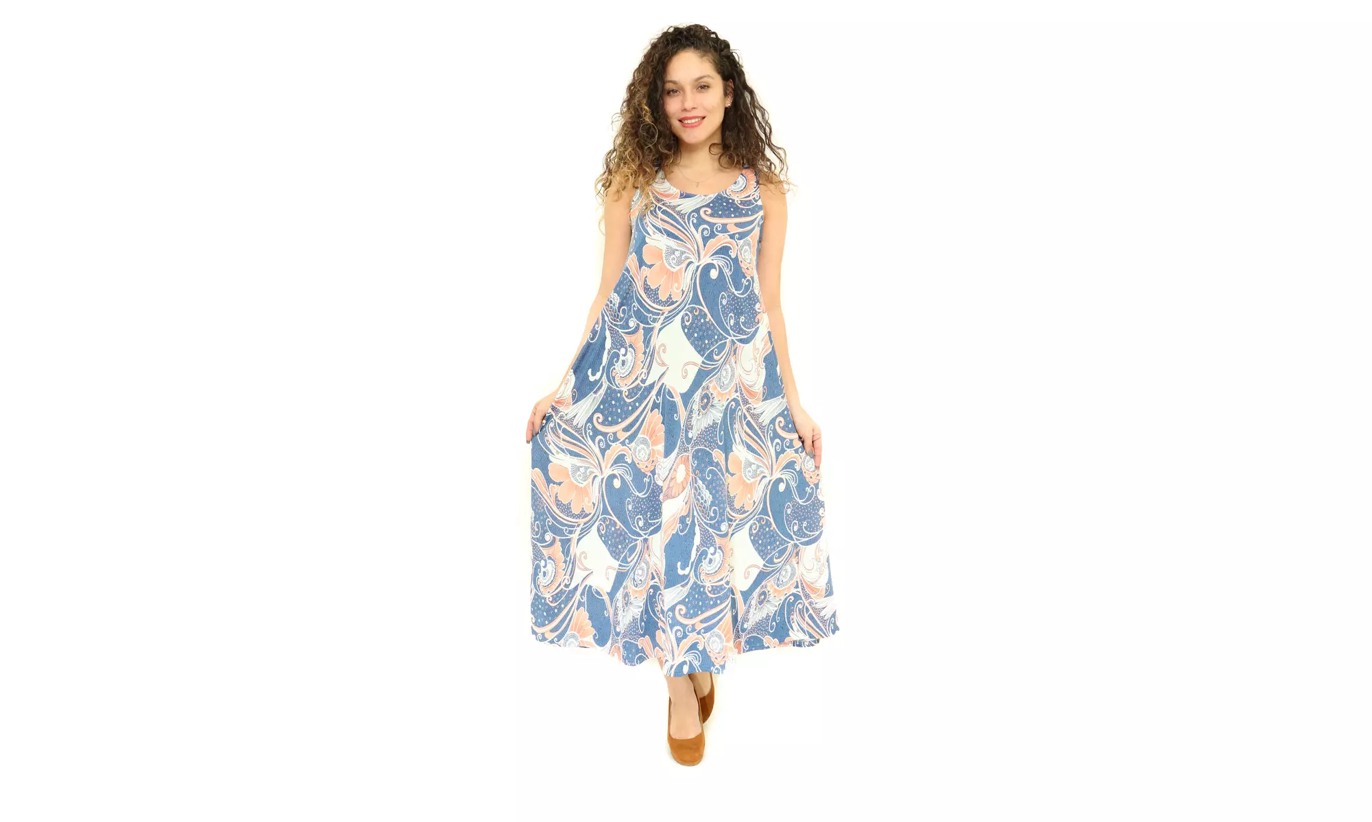 Long Spring Tank Dresses 