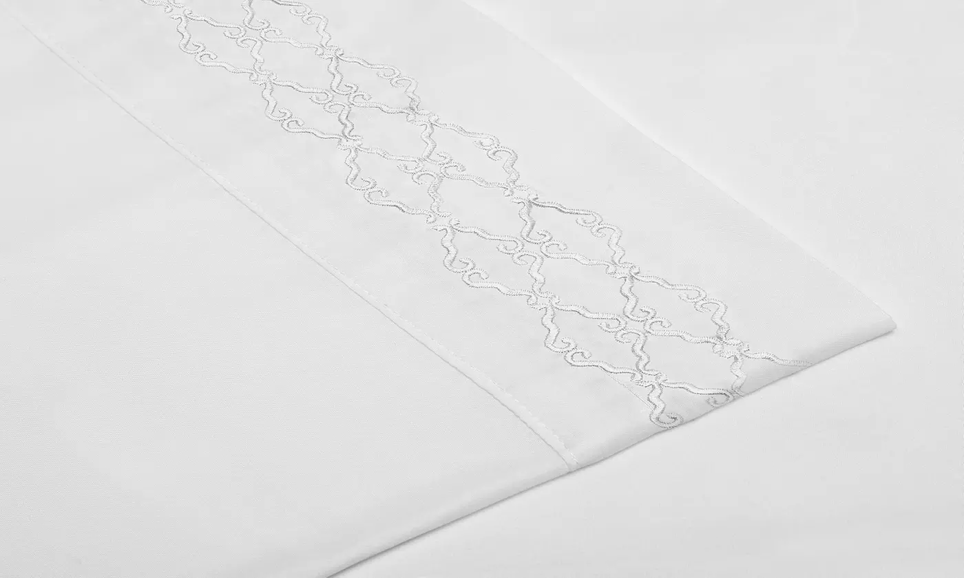 Home Sweet Home Extra Soft Deep Pocket Embroidered Sheet Set