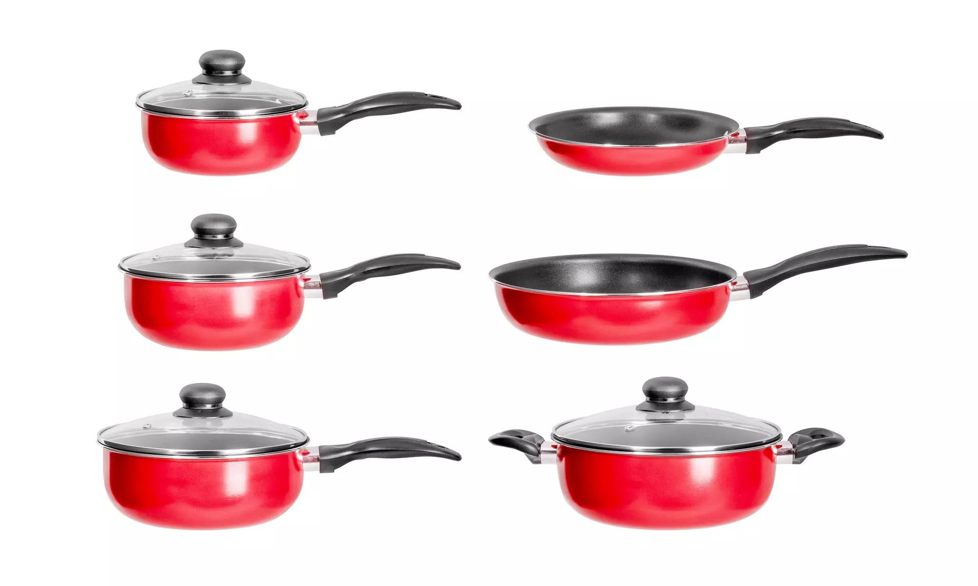 Thermal Conducting Aluminum Non-Stick Cookware Set  (3 pc, 8pc or 10pc)