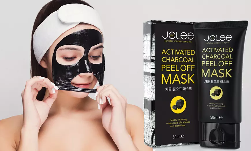 Image 1: JoLee Activated Charcoal Mask