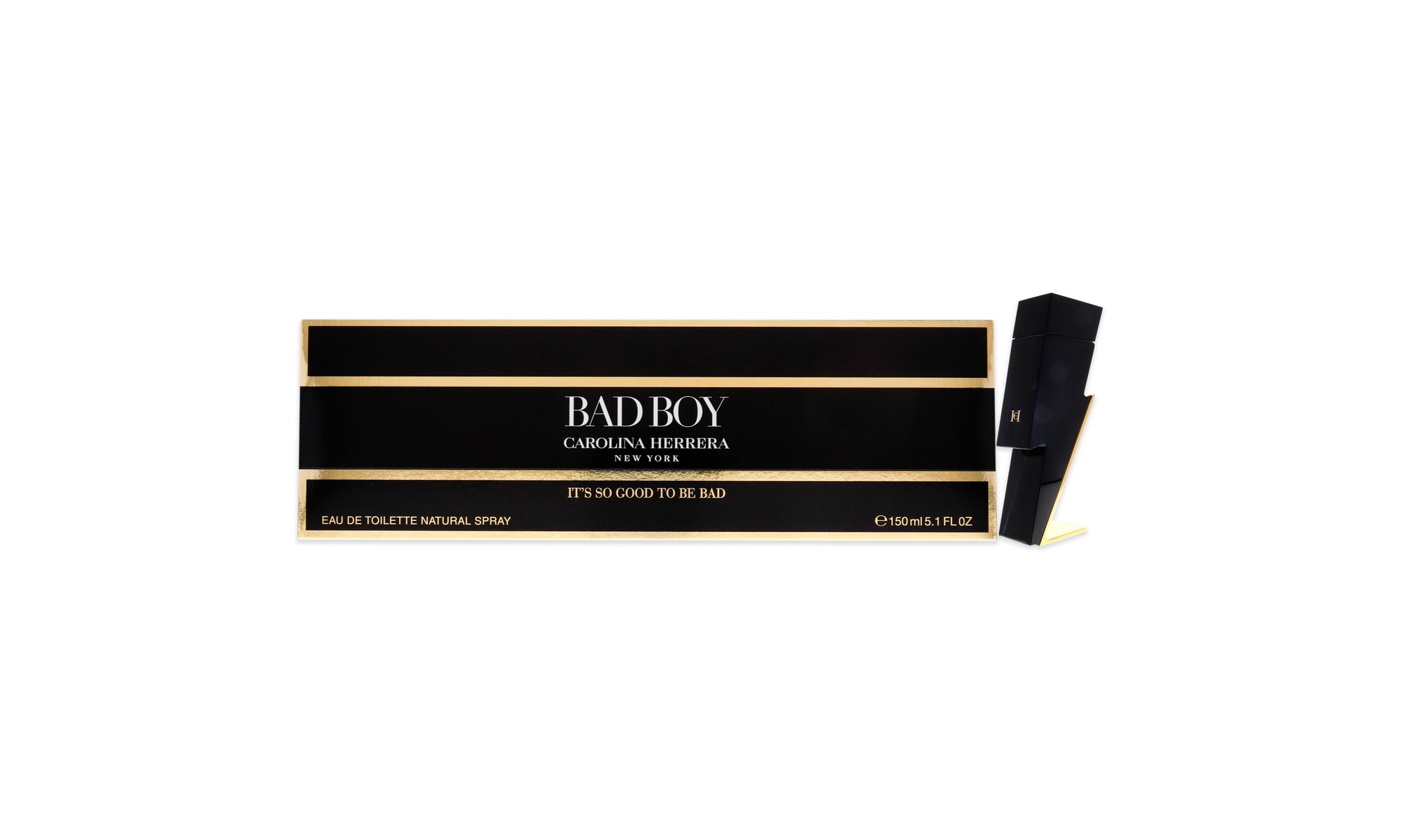 Carolina Herrera Bad Boy Eau De Toilette for Men 5.1 Fl. Oz.