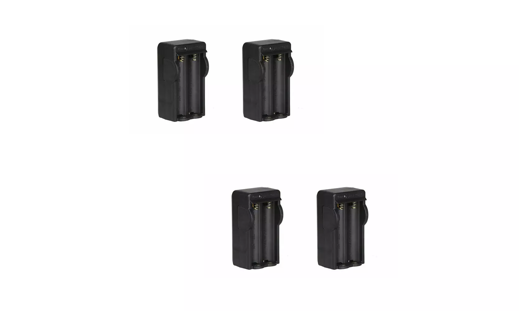US 2-4 Pack 18650 Battery Smart Charger For 3.7V Li-ion Rechargeable Battery - Second Medium