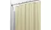 2-Pack: Heavy-Duty Magnetic Mildew Resistant Solid Vinyl Shower Curtain Liners
