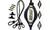 Double End Speed Ball Bag  Leather Boxing Floor to Ceiling Rope MMA Training 