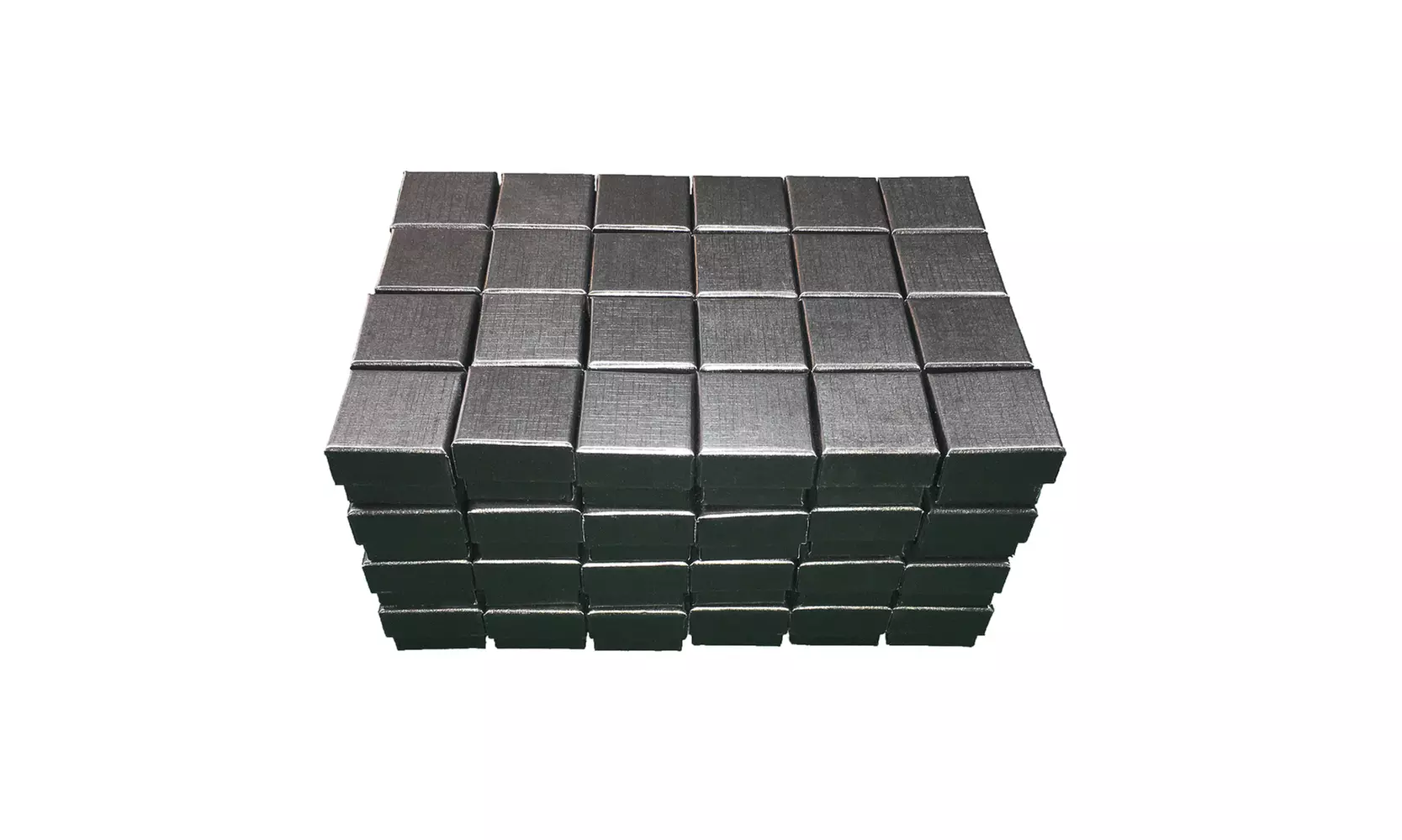 Wholesale Pack of Black Ring Gift Box with Foam and Velvet Insert 