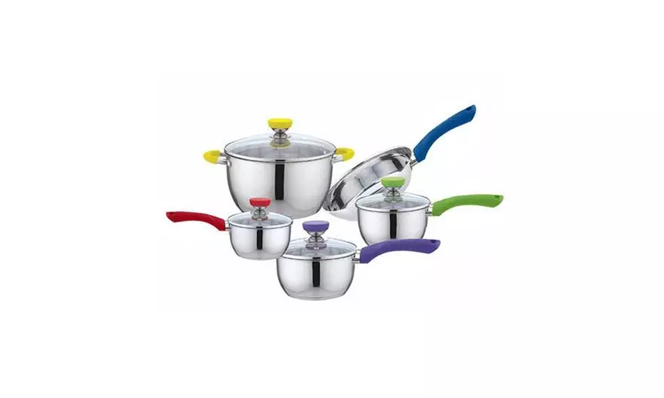 9Pc Stainless Steel Cookware Set - Second Medium