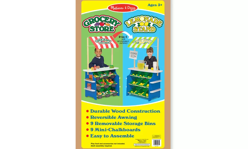 Melissa & Doug Wooden Grocery Store and Lemonade Stand - Second Medium