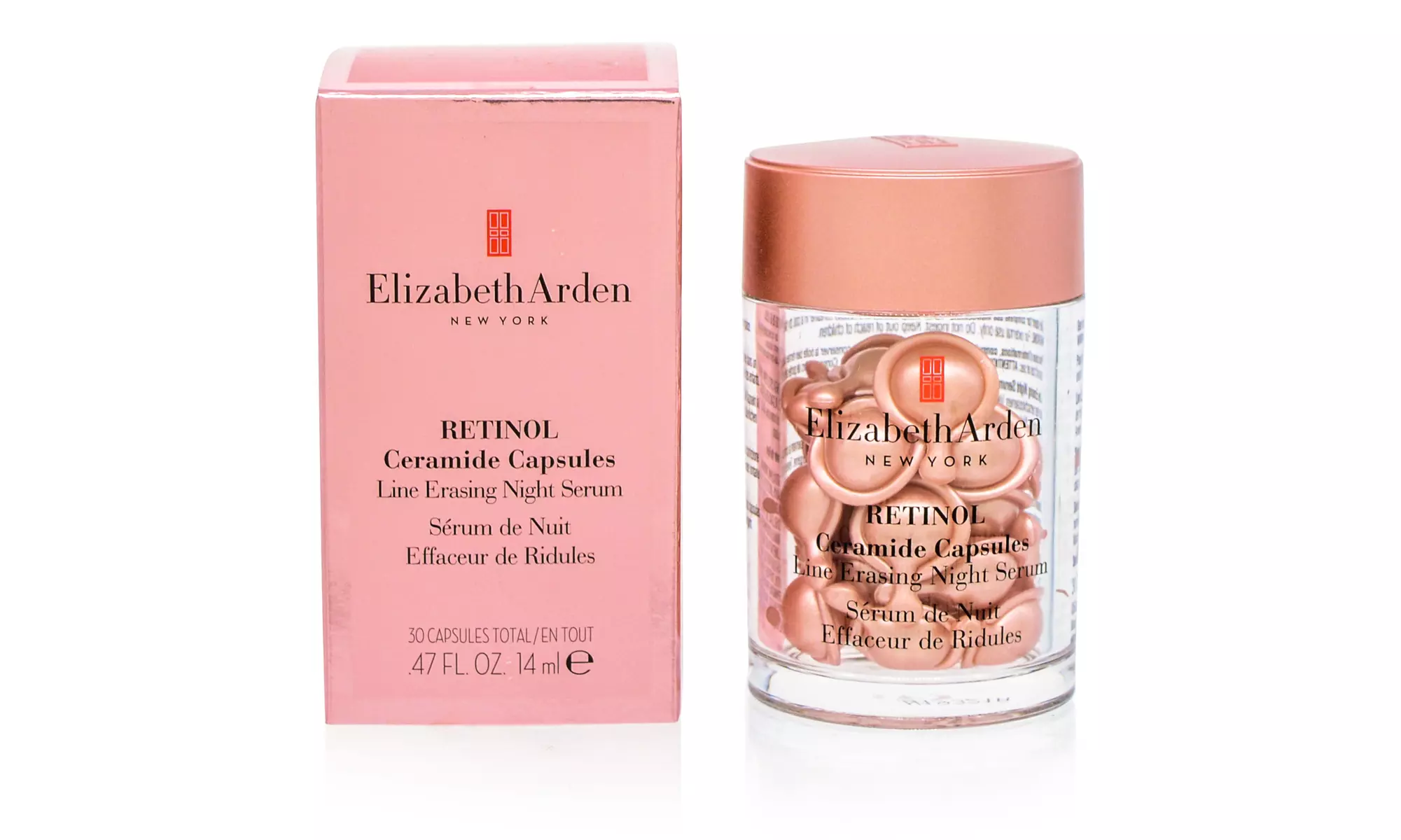 Elizabeth Arden Retinol Ceramide Capsules Line Erasing Night Serum 30 Pcs - Primary Image