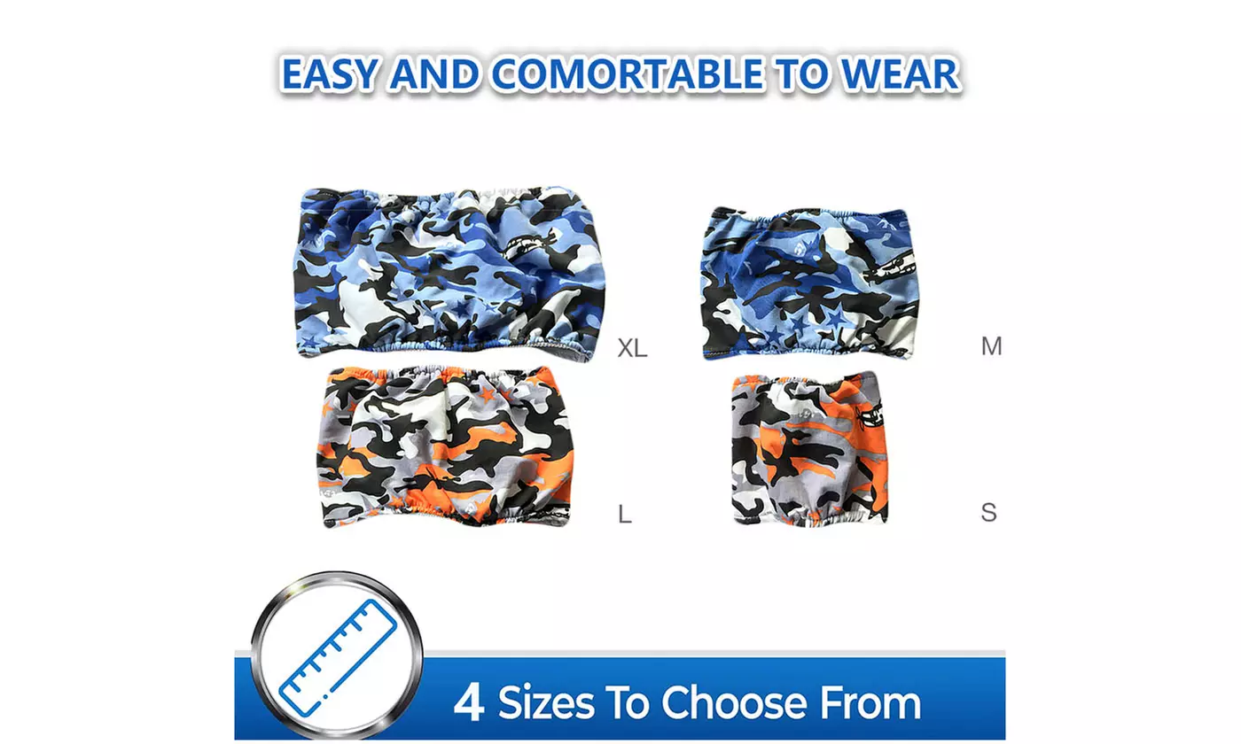 Dog Belly Manner Band Wraps Nappies Reusable Washable Male Dog (3 Pack)