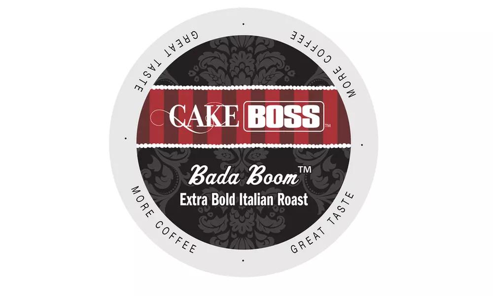 Cake Boss Bada Boom Italian Roast Coffee Single Serve Cups, 48 or 96 Count - Primary Image
