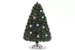 Costway 6' Pre-Lit Fiber Optic Artificial Christmas Tree w/Multi-Color Lights - Second Medium
