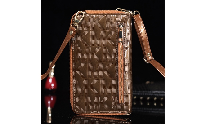 Image 36: Michael Kors Leather Crossbody
