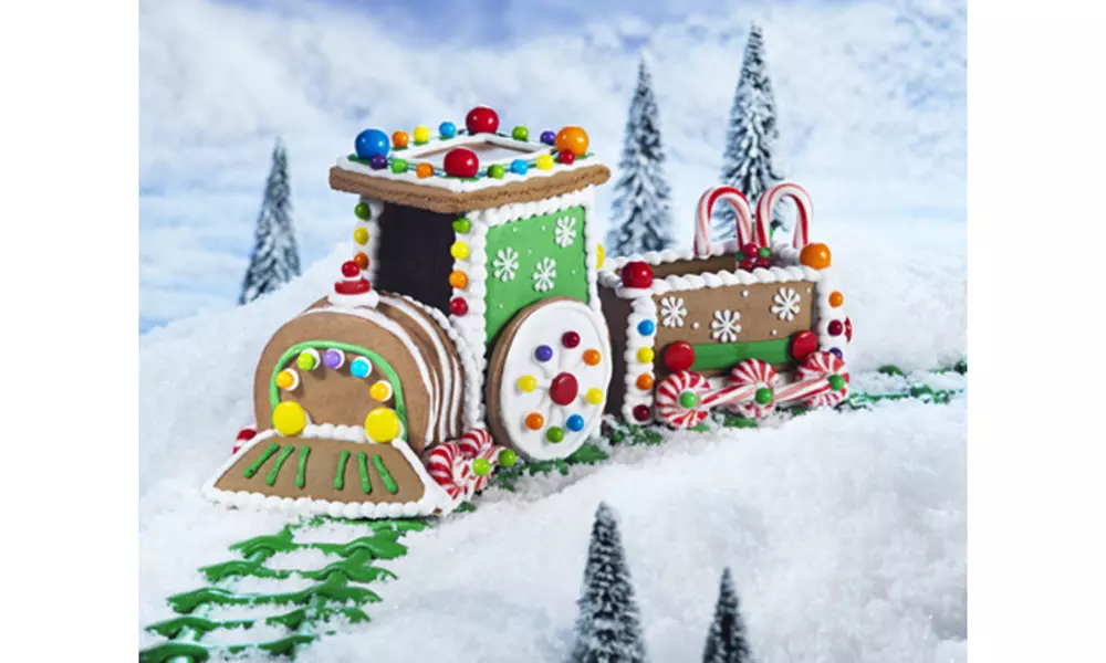 Gingerbread Train Kit - Second Medium