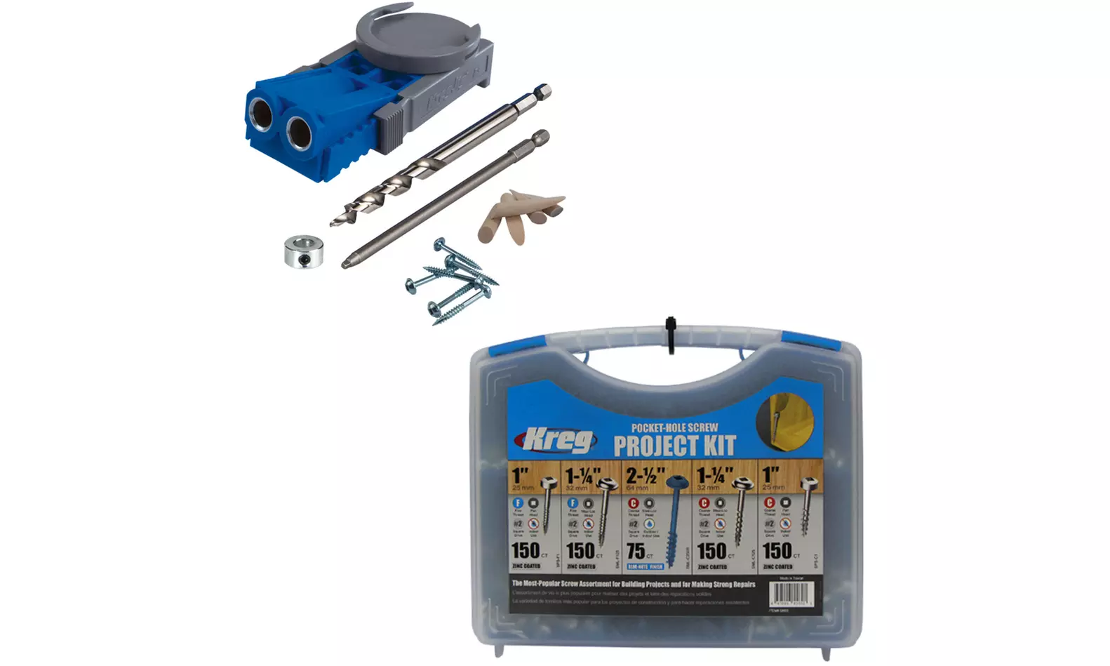 Kreg Jig R3 Pocket Hole System and Pocket-Hole Screw Project Kit in 5 Sizes - Second Medium