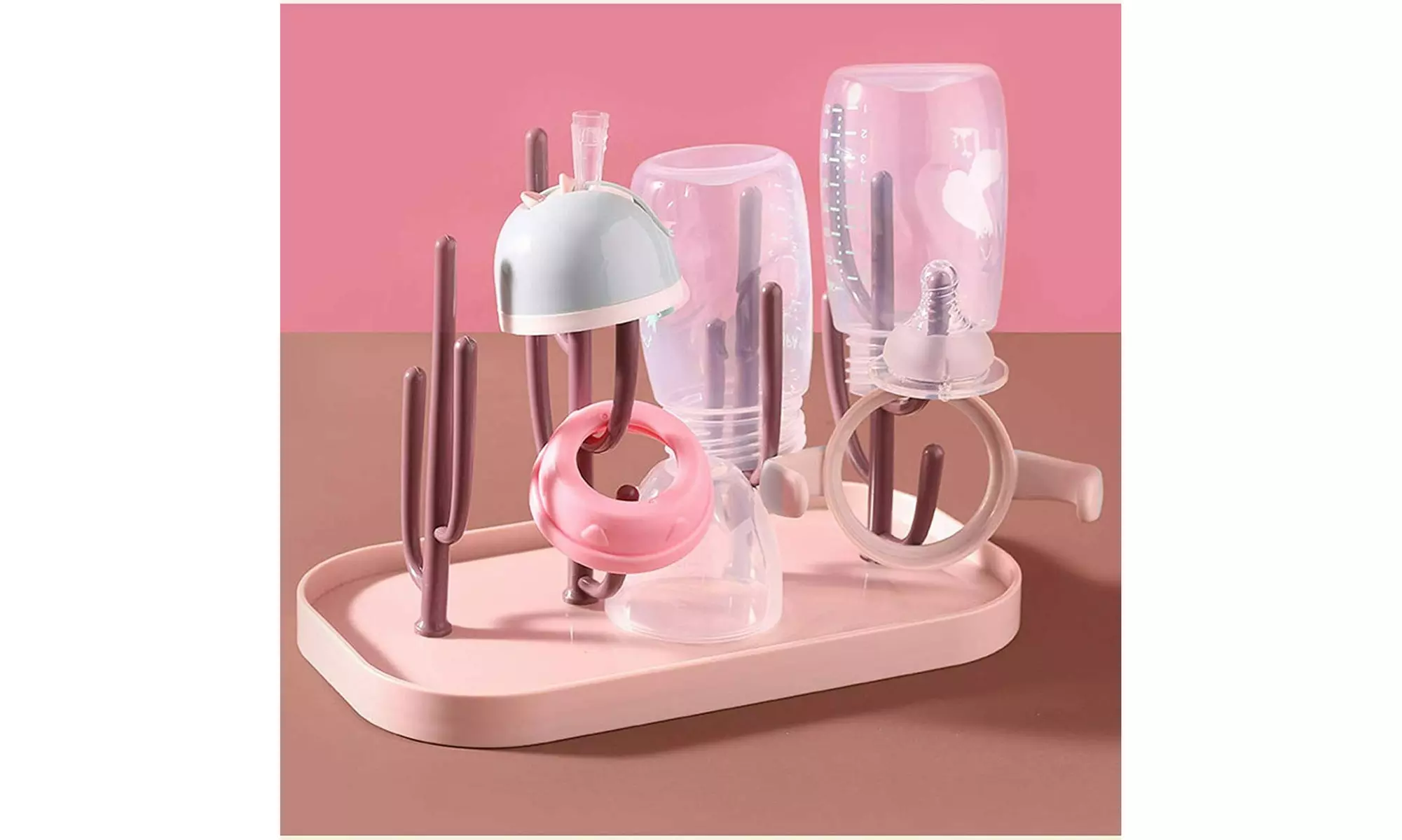 Baby Bottle Drying Rack Portable Bottle Dryer Holder Nipples Cups Pump Parts