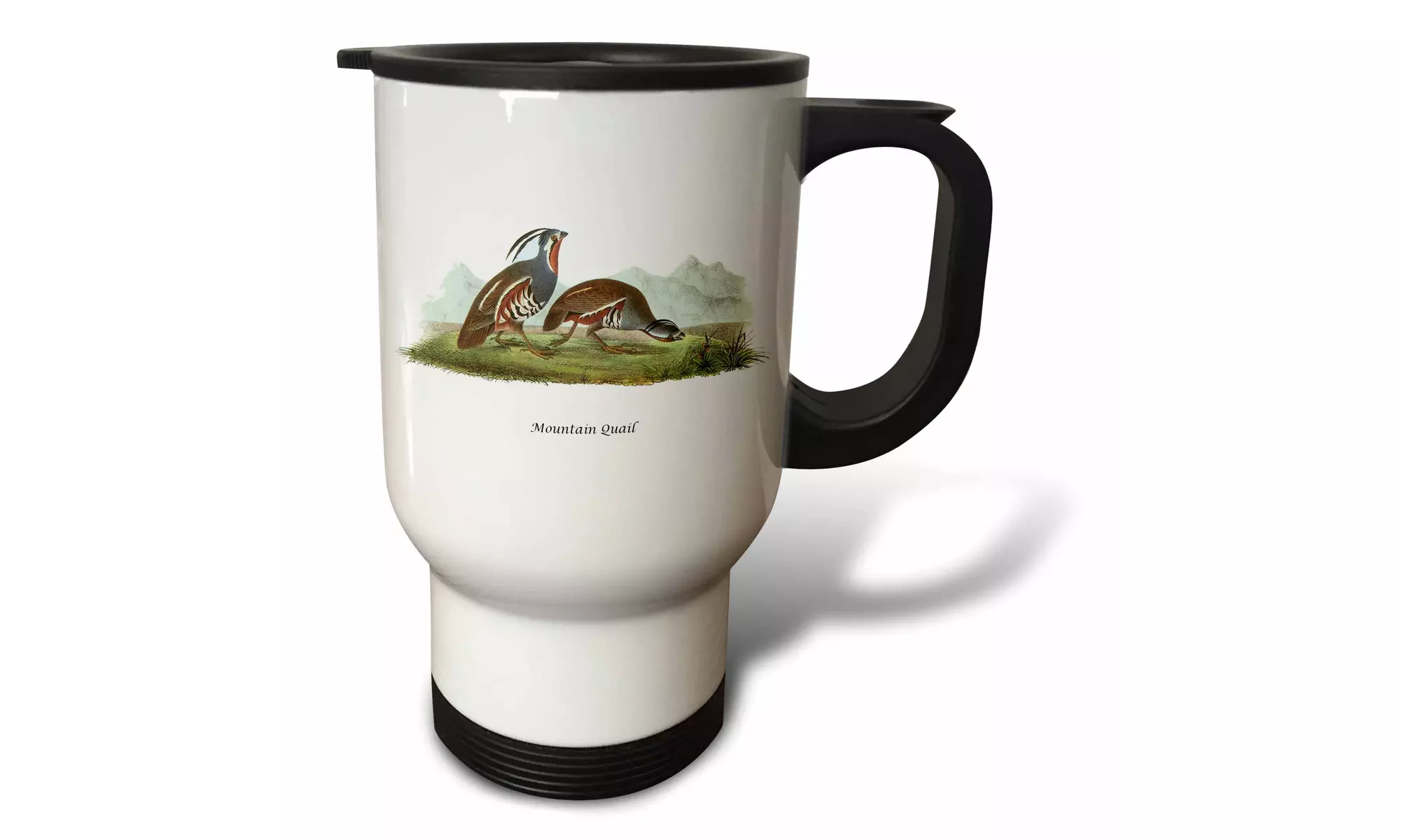  Travel Mug Mountain Quail by John James Audubon - 14oz  - Primary Image