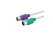 US 2-4 Pack Dual PS/2 Female to USB Adapter Mouse Keyboard Male Cable Converter - Second Medium