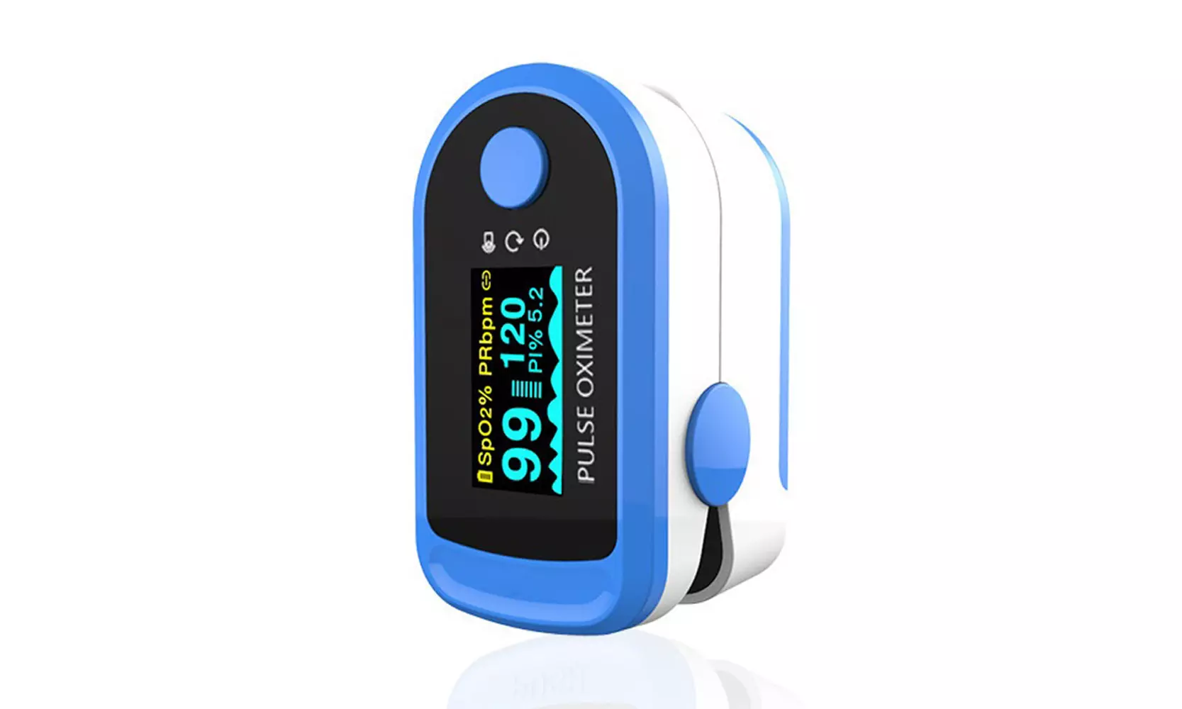 Finger Pulse Oximeter Oximetry Saturation Monitor - Primary Image