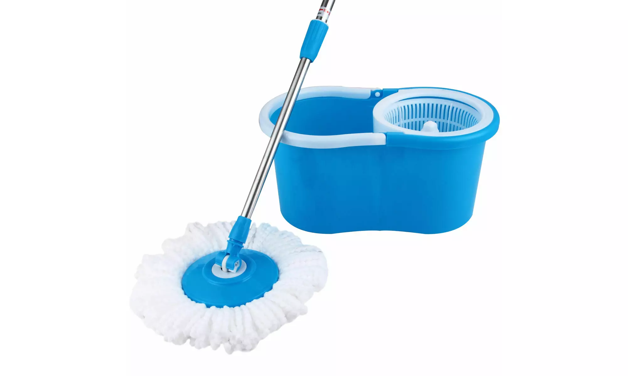 Upgraded Deluxe 360 Spin Mop & Bucket Set household Floor Mop Cleaning System - Second Medium