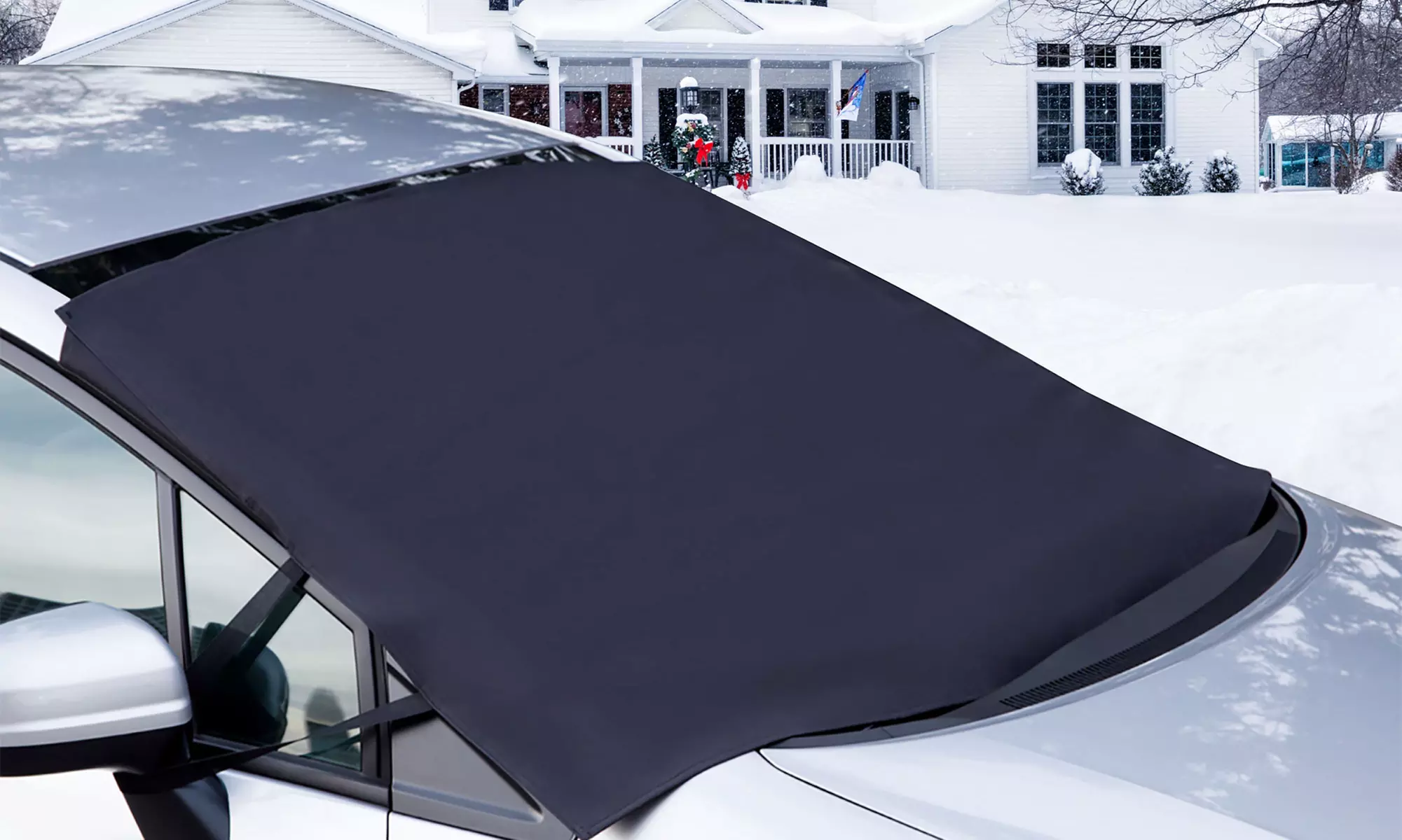  OxGord Heavy-Duty Snow and Ice Deflector Car Windshield or Rear Window Cover - Primary Image