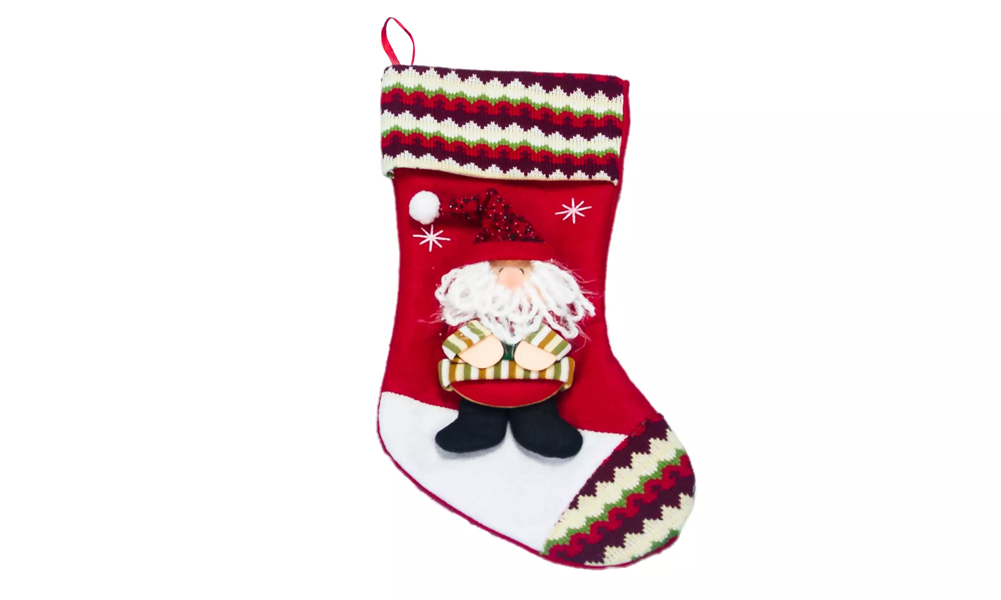 3 Piece Christmas Stockings - 3D