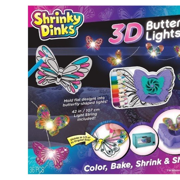 Download Alex Brands 0a580130 3 Shrinky Dinks 3d Butterfly Lights Groupon