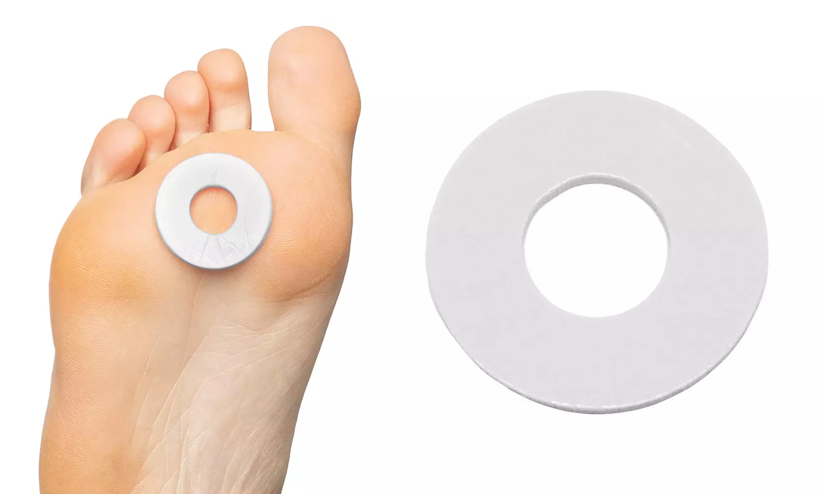 24-Pack:Waterproof Pain Relief Corn Cushions Toe & Feet Treatment Pads - Primary Image