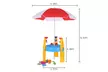 Iuhan Kids Summer Beach Toy Large DIY Sand and Water Table Play Sand Tool - Second Medium