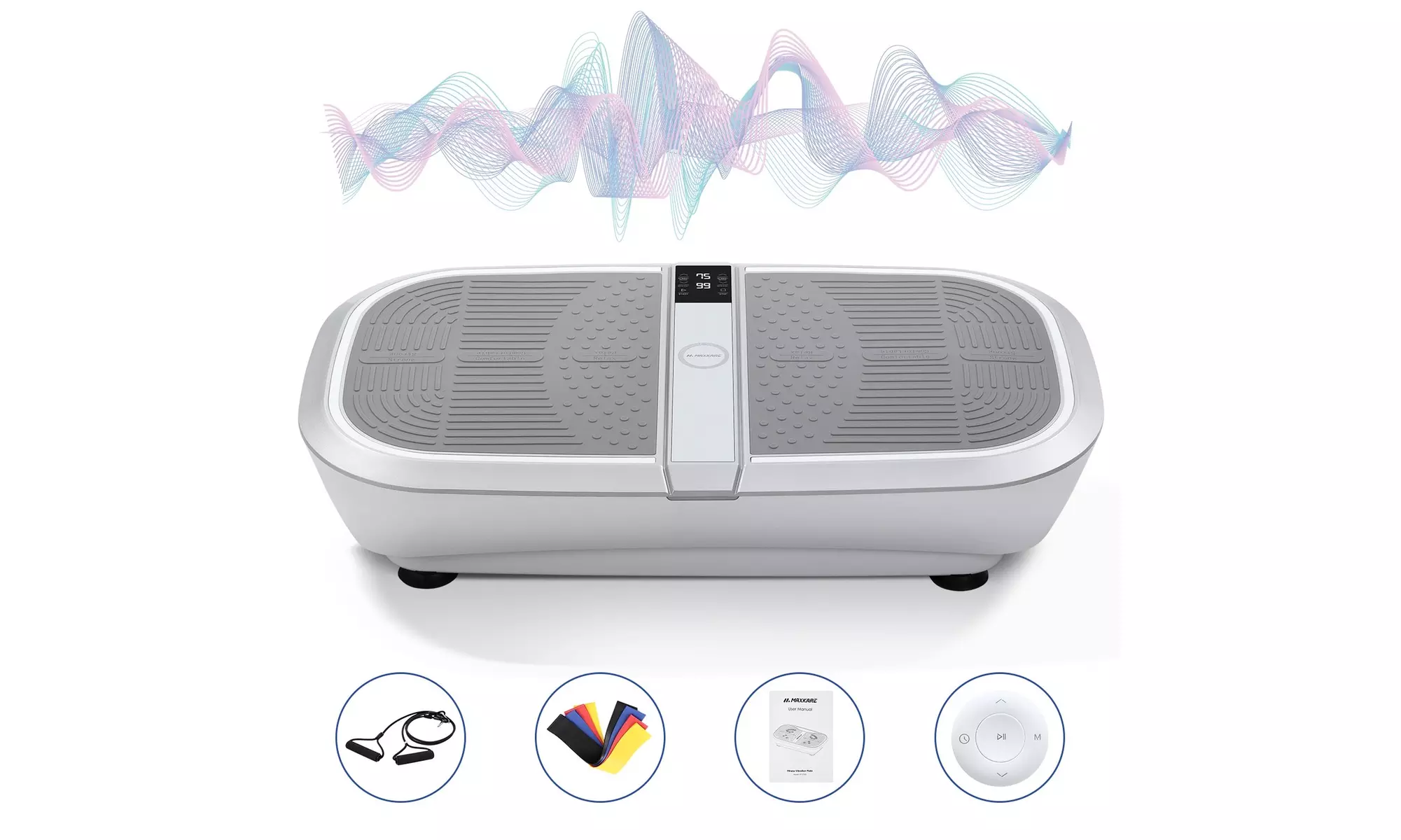 MaxKare 3D Vibration Plate Vibrating Platform Exercise Machine - Primary Image