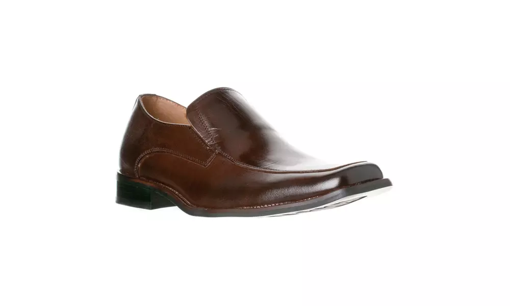 Fratelli Select Men's Leather Slip-on Dress Shoes, Brown - Primary Image