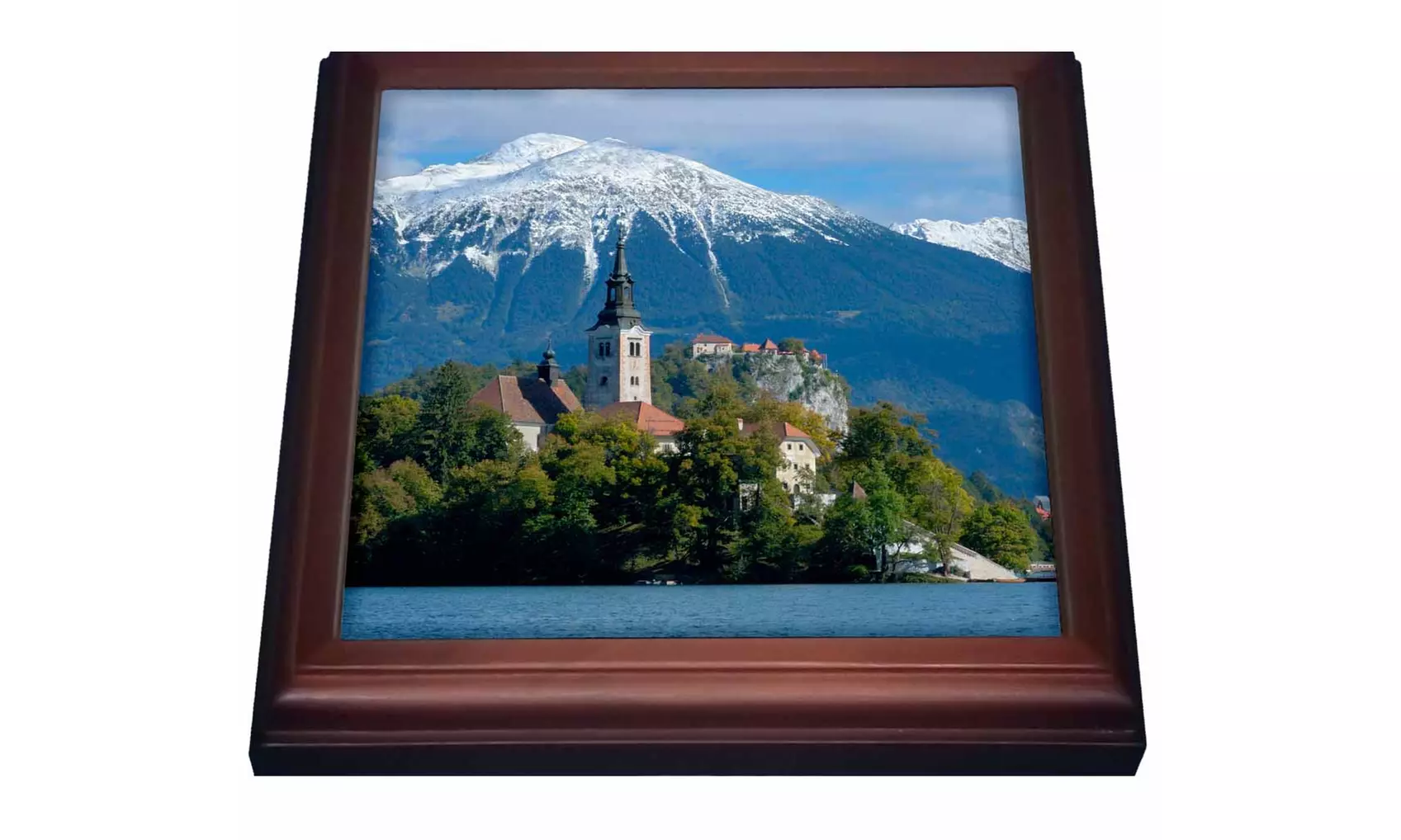 Slovenia Bled Lake Bled Bled CastleEU38 LEN0015Lisa S Engelbrecht - Primary Image