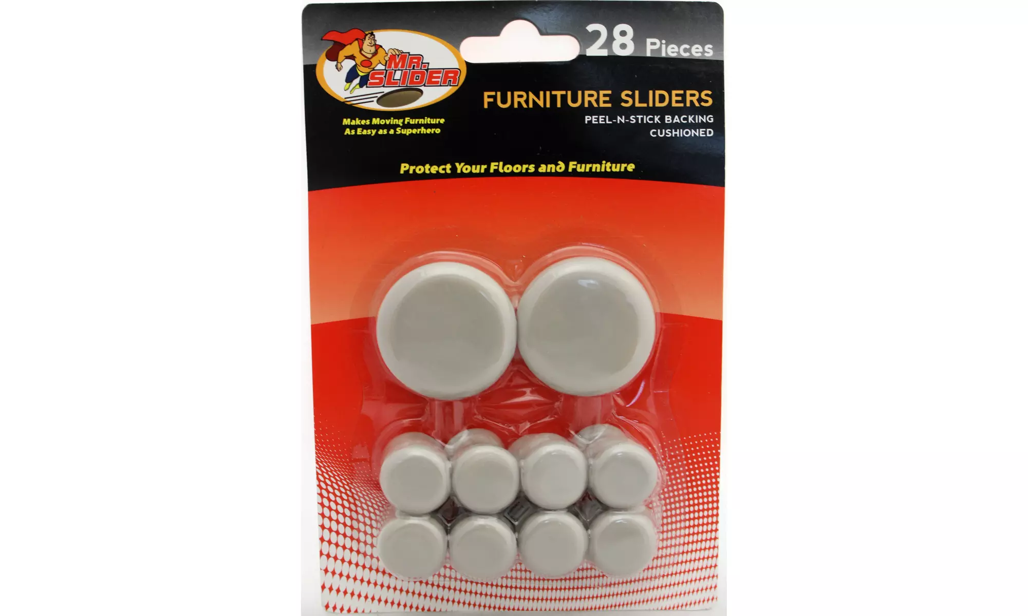 Mr. Slider Surface Protector Furniture Sliders (Assorted Sizes and Colors)